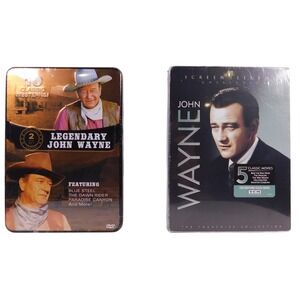 Legendary John Wayne 5 Classics + 10 Westerns TCM Collector's DVD Set Unopened